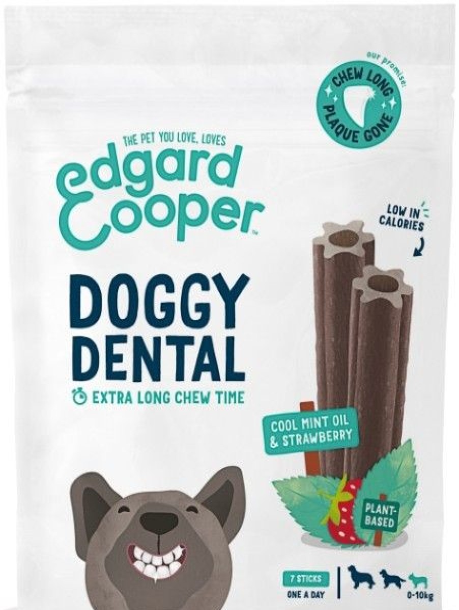 Cani Edgard Cooper | Edgard & Cooper Doggy Dental Menta E Fragola Grain Free