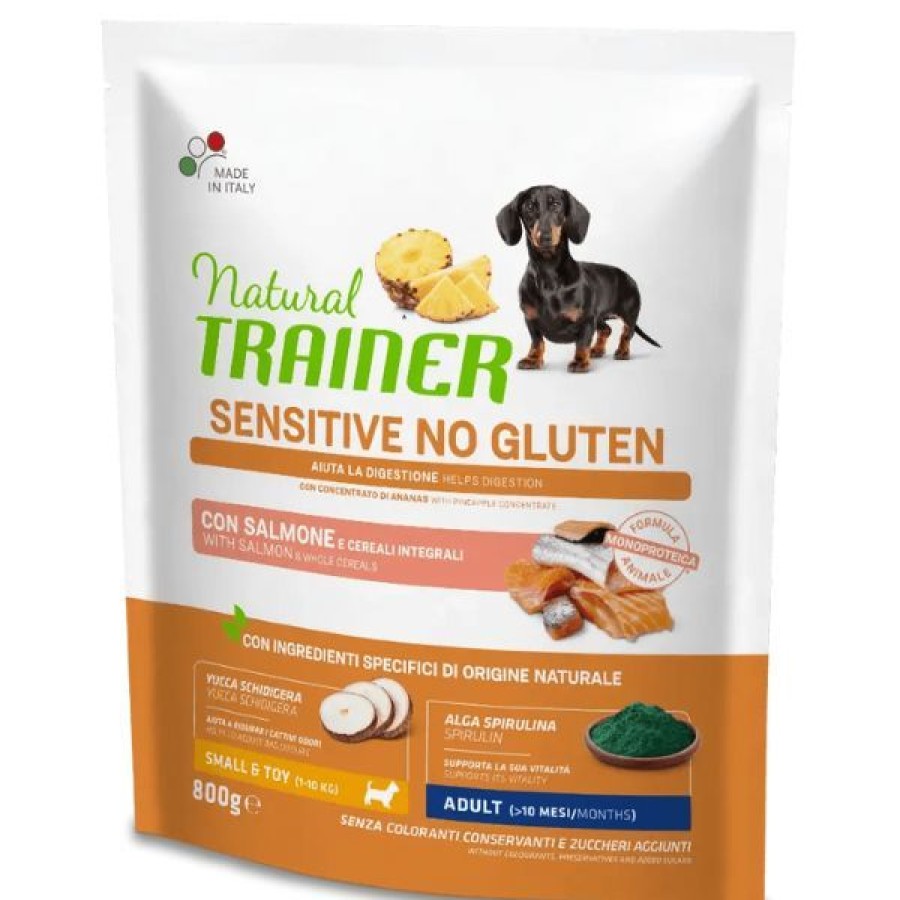 Cani Natural Trainer | Natural Trainer Sensitive No Gluten Small E Toy Adult Con Salmone