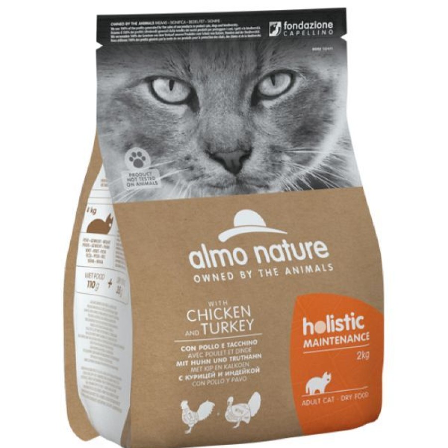 Gatti Almo Nature | Almo Nature Holistic Mantenimento Gatto Con Pollo E Tacchino