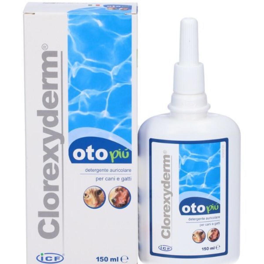 Gatti ICF | Clorexyderm Oto Piu Icf Detergente Auricolare Per Cani E Gatti