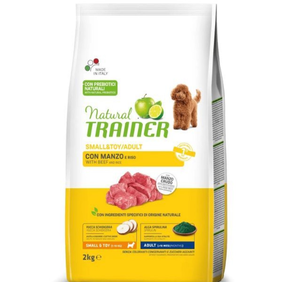 Cani Natural Trainer | Natural Trainer Adult Mini Con Manzo E Riso