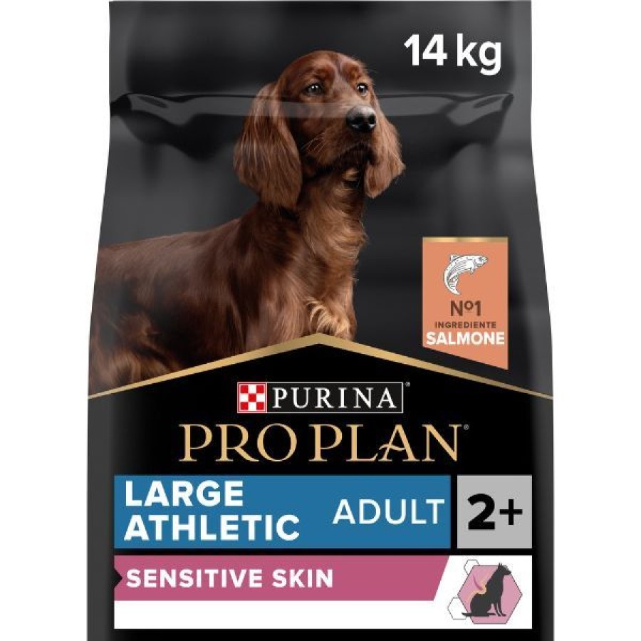 Cani Purina Pro Plan | Purina Pro Plan Sensitive Skin Large Athletic Adult Crocchette Cane Salmone