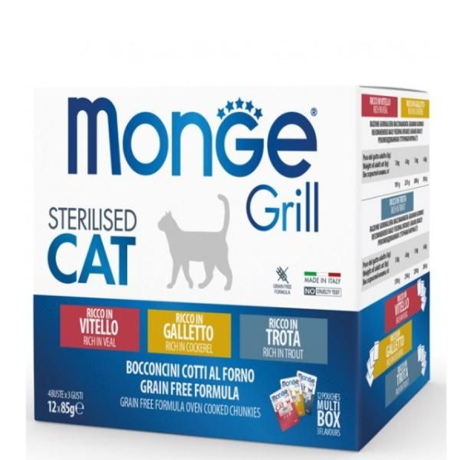 Gatti Monge Natural Superpremium | Monge Grill Sterilised Adult Multipack