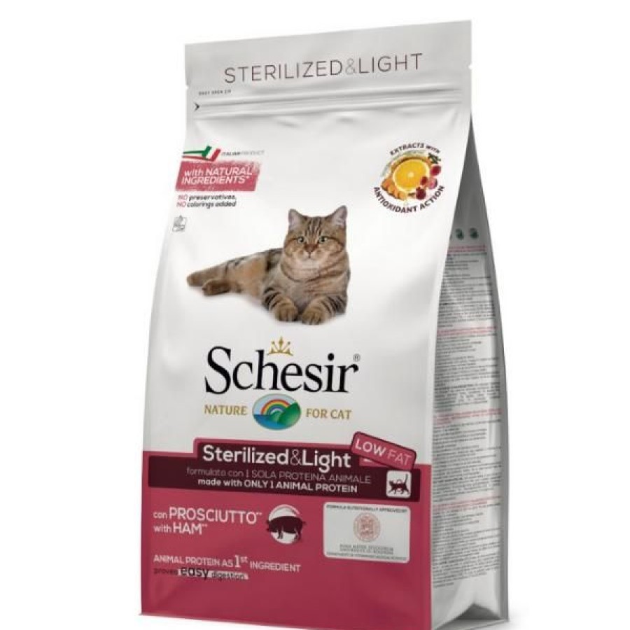 Gatti Schesir | Schesir Cat Dry Sterilized And Light Prosciutto