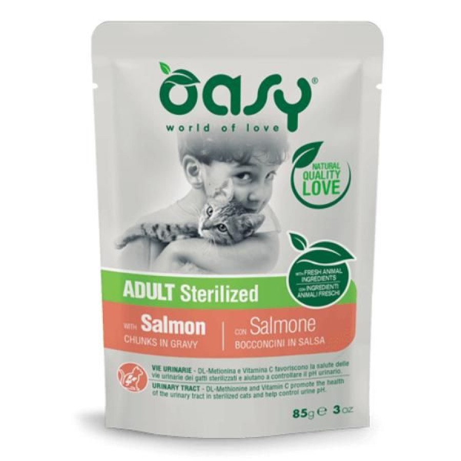 Gatti Oasy | Oasy Cat Bocconcini In Salsa 85 Gr