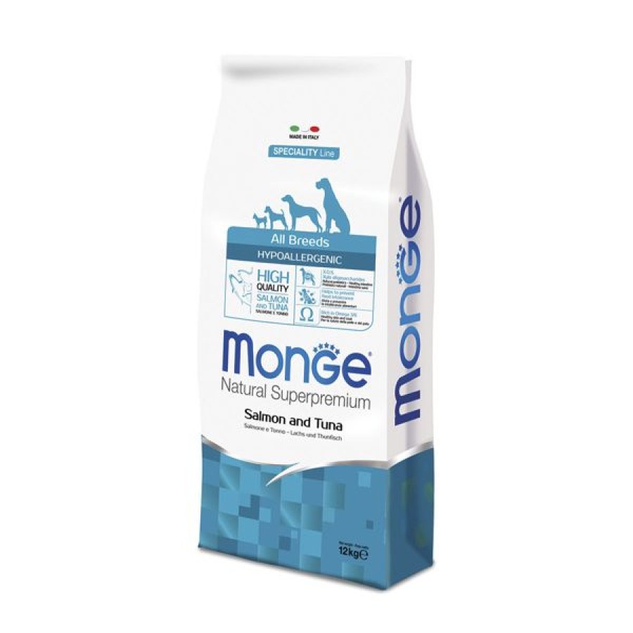 Cani Monge Natural Superpremium | Monge Natural Superpremium Hypoallergenic Salmone E Tonno