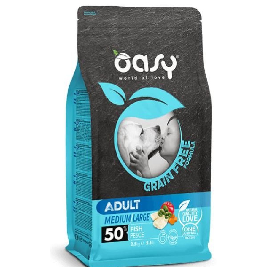 Cani Oasy | Oasy Grain Free Adult Medium Large Pesce