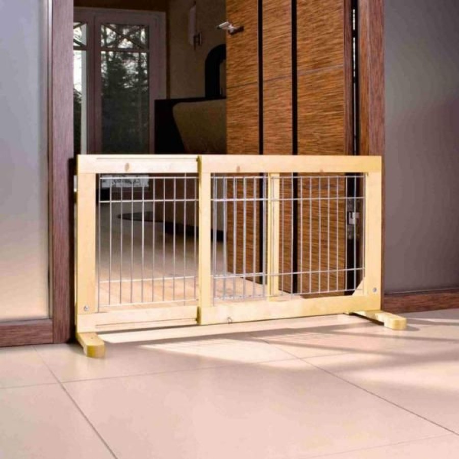 Cani Trixie | Barriera Cancelletto Regolabile In Legno Trixie