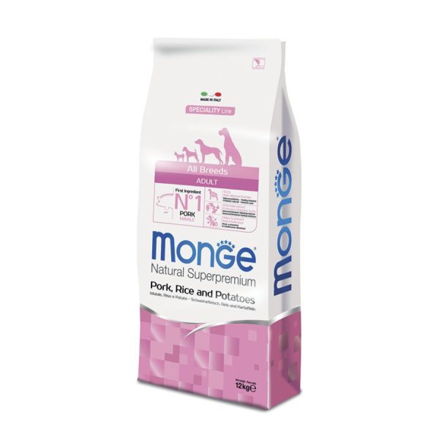 Cani Monge Natural Superpremium | Monge Natural Superpremium Adult Maiale, Riso E Patate