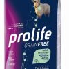 Cani Prolife | Prolife Grain Free Cane Adult Sensitive Medium/Large Pesce E Patate