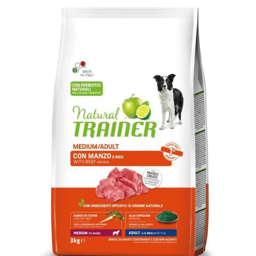 Cani Natural Trainer | Natural Trainer Medium Adult Con Manzo