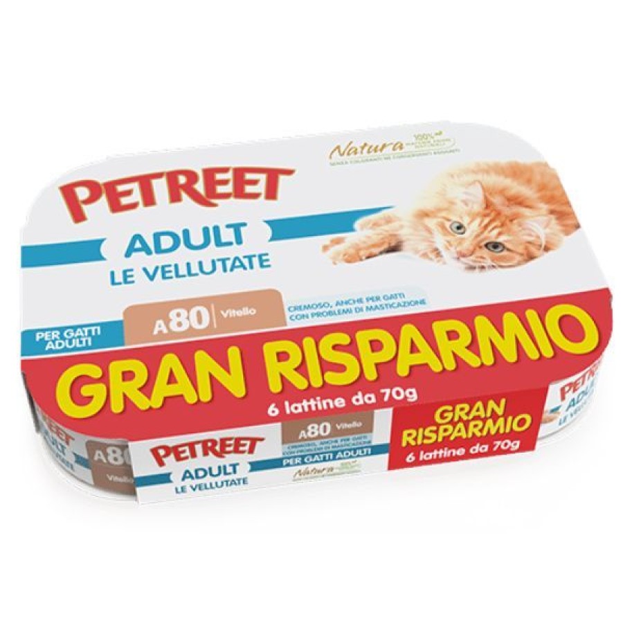 Gatti Petreet | Petreet Vellutate Cat Maxi Scorta 6X70 Gr