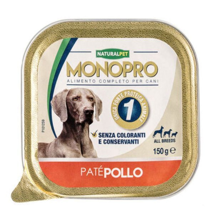 Cani Naturalpet Monopro | Naturalpet Monopro Dog Adult Pate 150 Gr