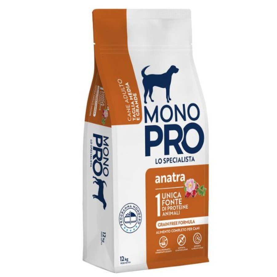 Cani Monopro lo Specialista | Monopro Lo Specialista Adult Medium/Large Grain Free Anatra