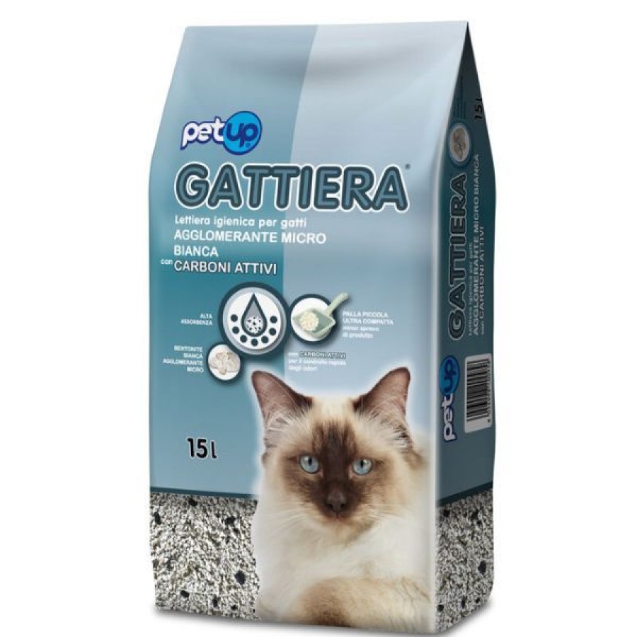 Gatti PetUp | Lettiera Igienica Agglomerante Con Carboni Attivi Gattiera Petup