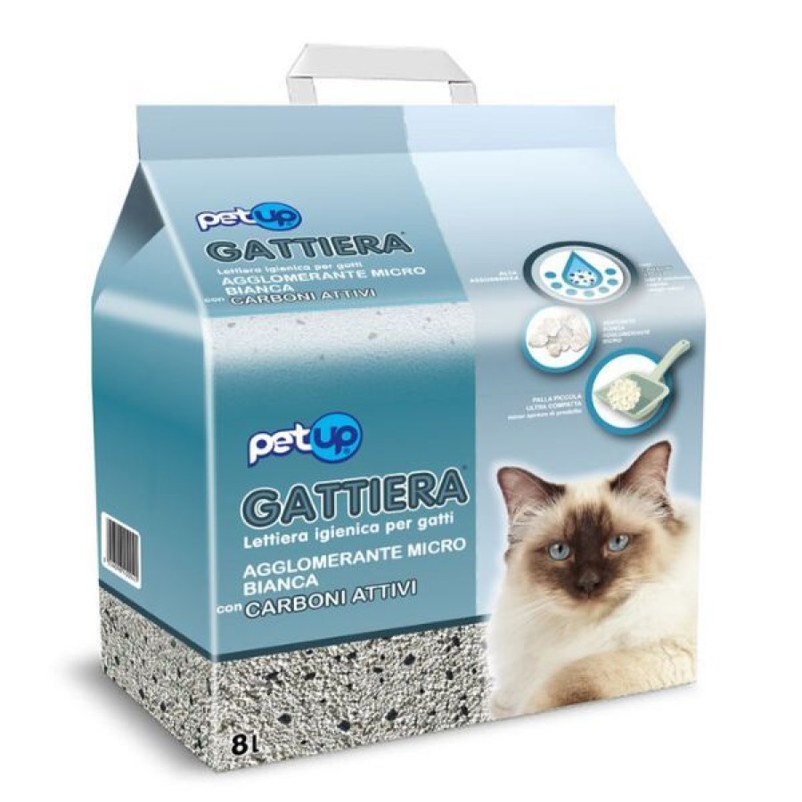 Gatti PetUp | Lettiera Igienica Agglomerante Con Carboni Attivi Gattiera Petup