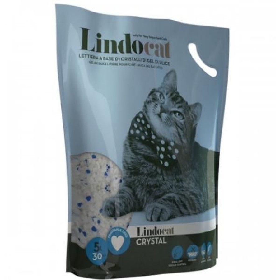 Gatti Lindocat | Lindocat Crystal Lettiera Gel Di Silicio