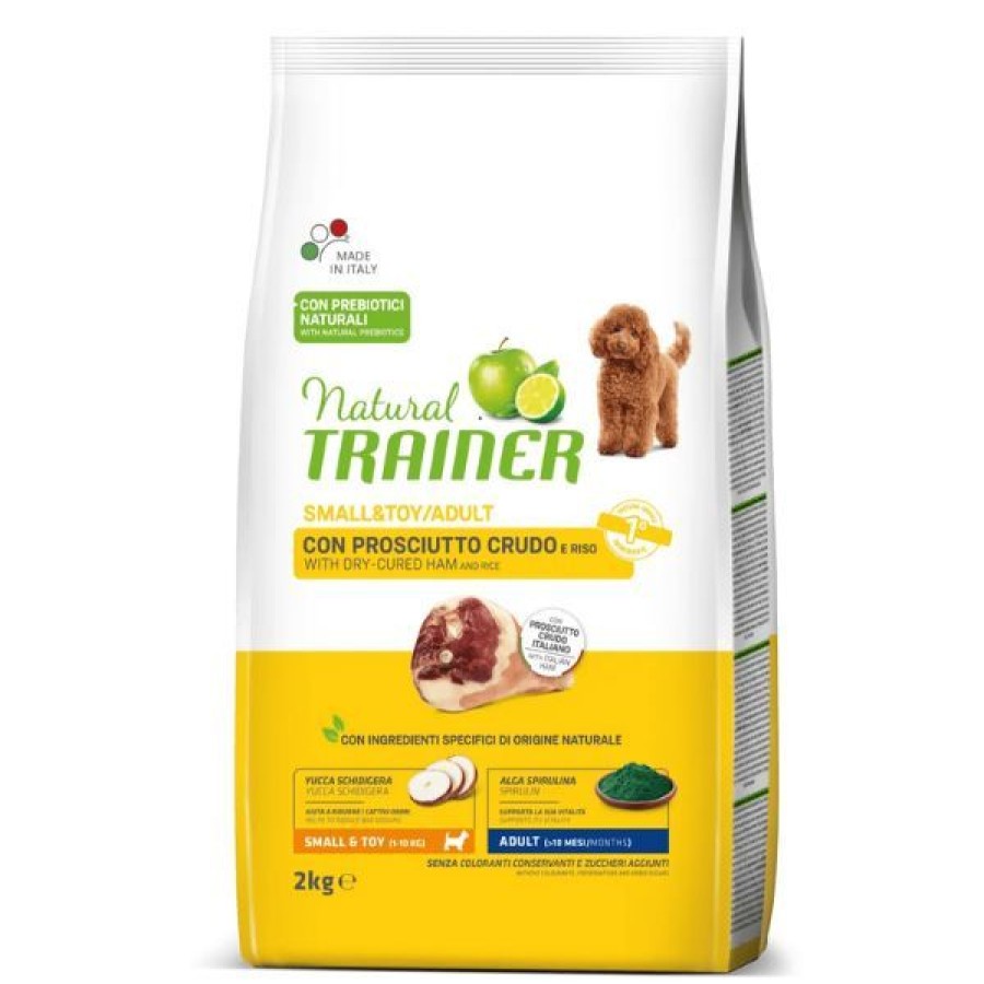 Cani Natural Trainer | Natural Trainer Small E Toy Con Prosciutto Crudo E Riso