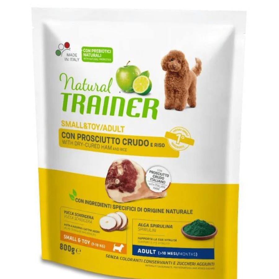 Cani Natural Trainer | Natural Trainer Small E Toy Con Prosciutto Crudo E Riso