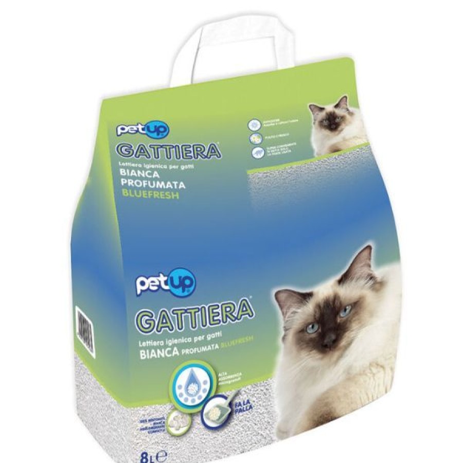 Gatti PetUp | Lettiera Igienica Agglomerante Profumata Bluefresh Petup