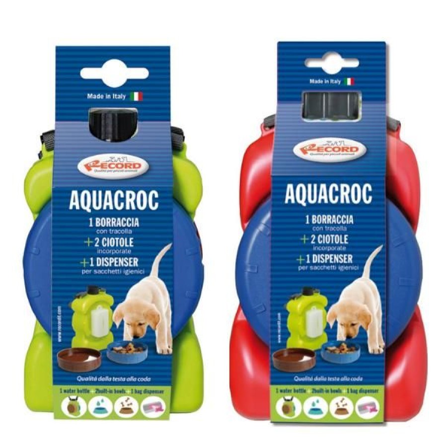 Cani Record | Borraccia Accessoriata Aquacrok Da Viaggio Record