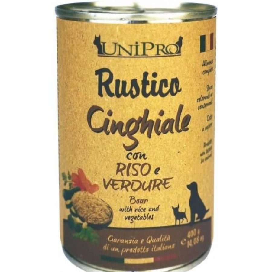 Cani Unipro Rustico | Rustico Lattina Cane 400 Gr