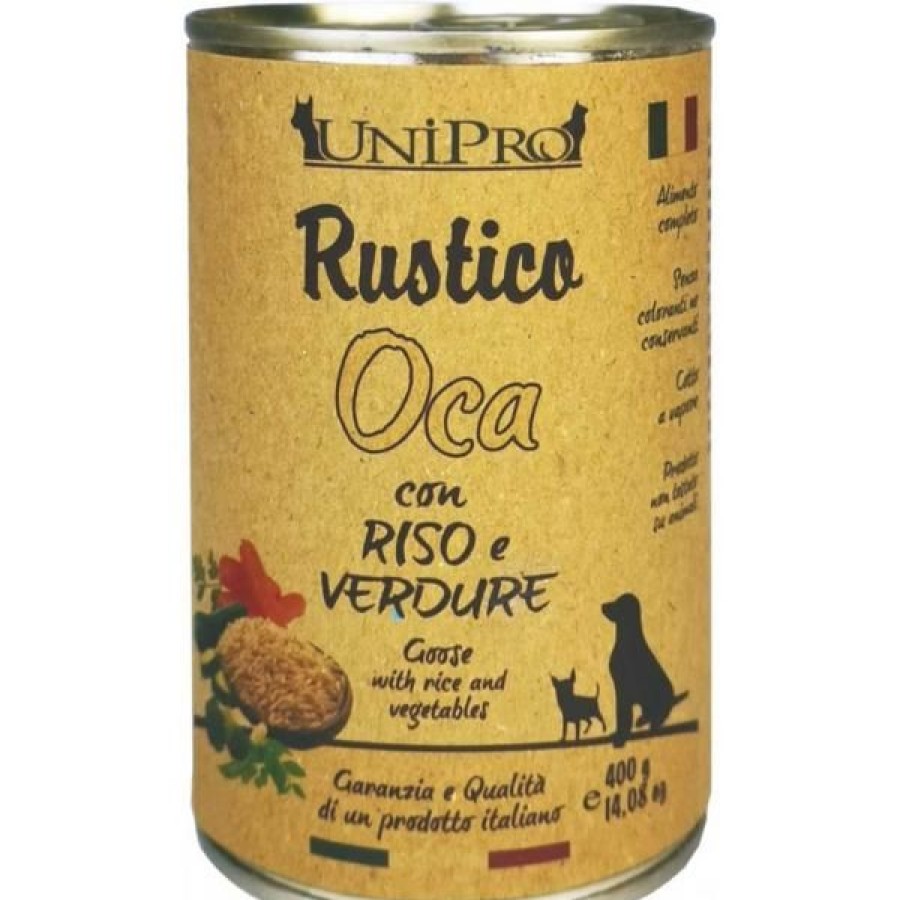 Cani Unipro Rustico | Rustico Lattina Cane 400 Gr